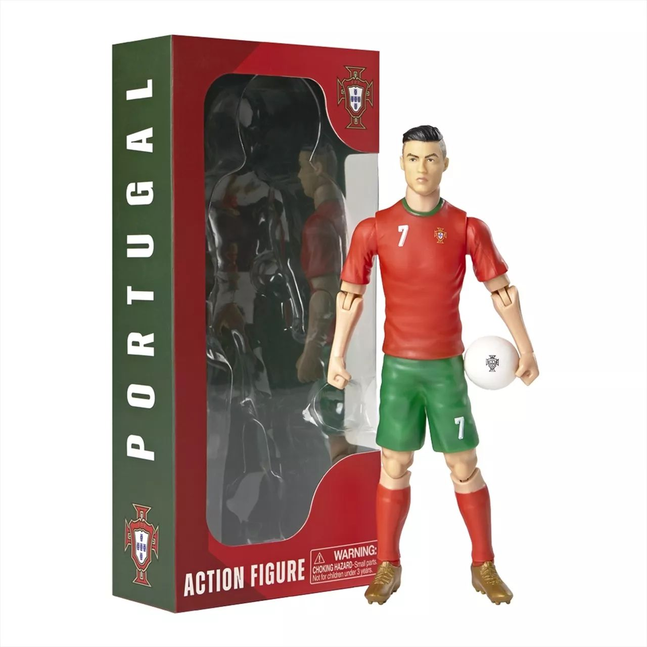 BanboToys Cristiano Ronaldo 20cm Collectible Soccer Figure Portugal