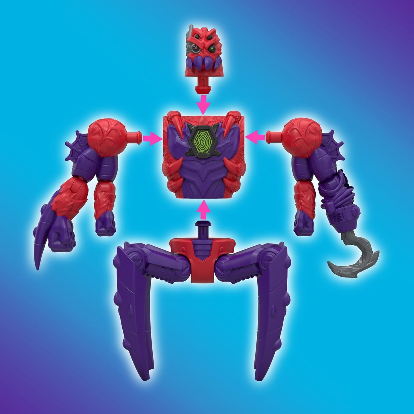 Mr Beast Lab Hybrids - 2 Mix & Match Hyper Fusion Figures