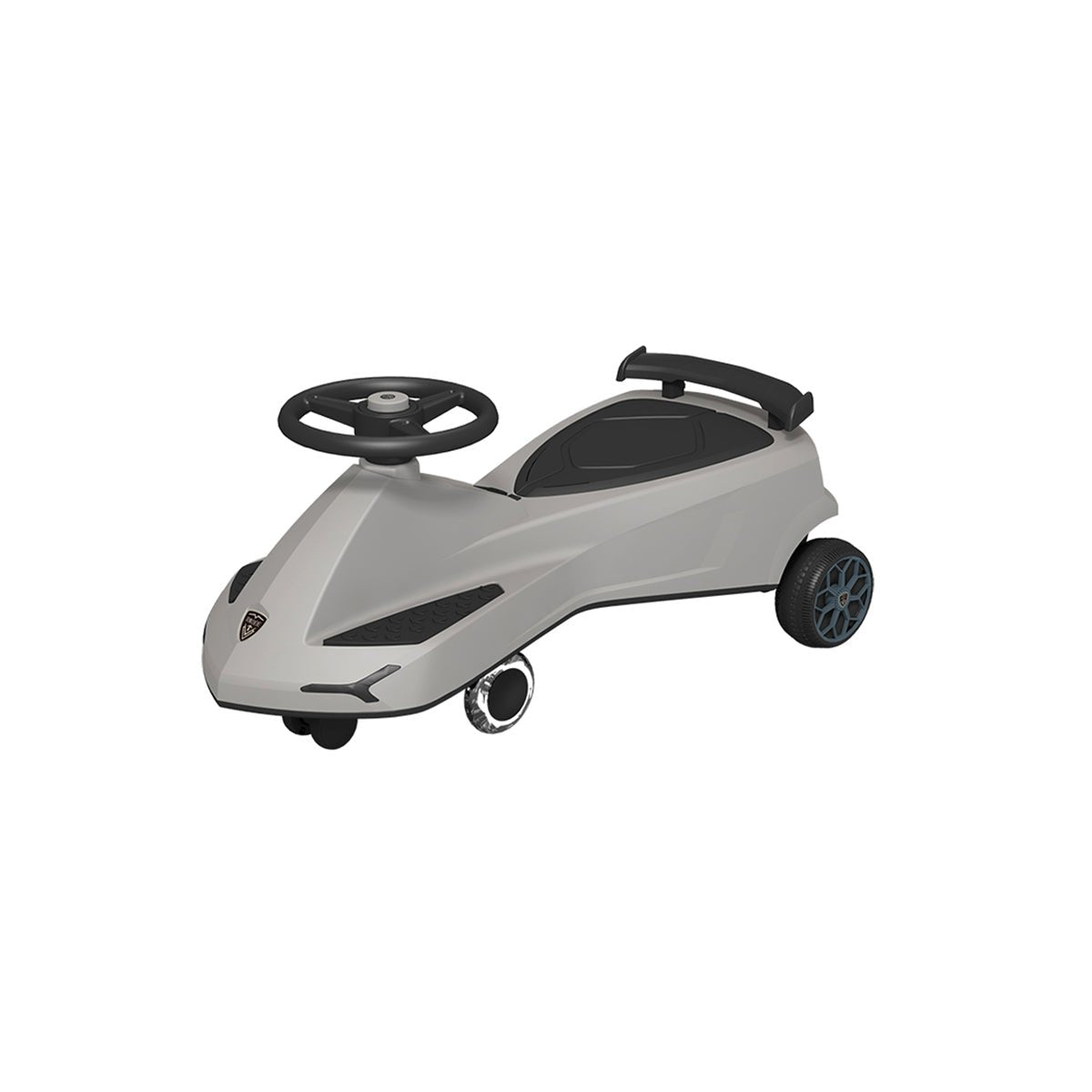Super Racing Swing Car for Toddlers 2-4Yrs with Music LED Lights
