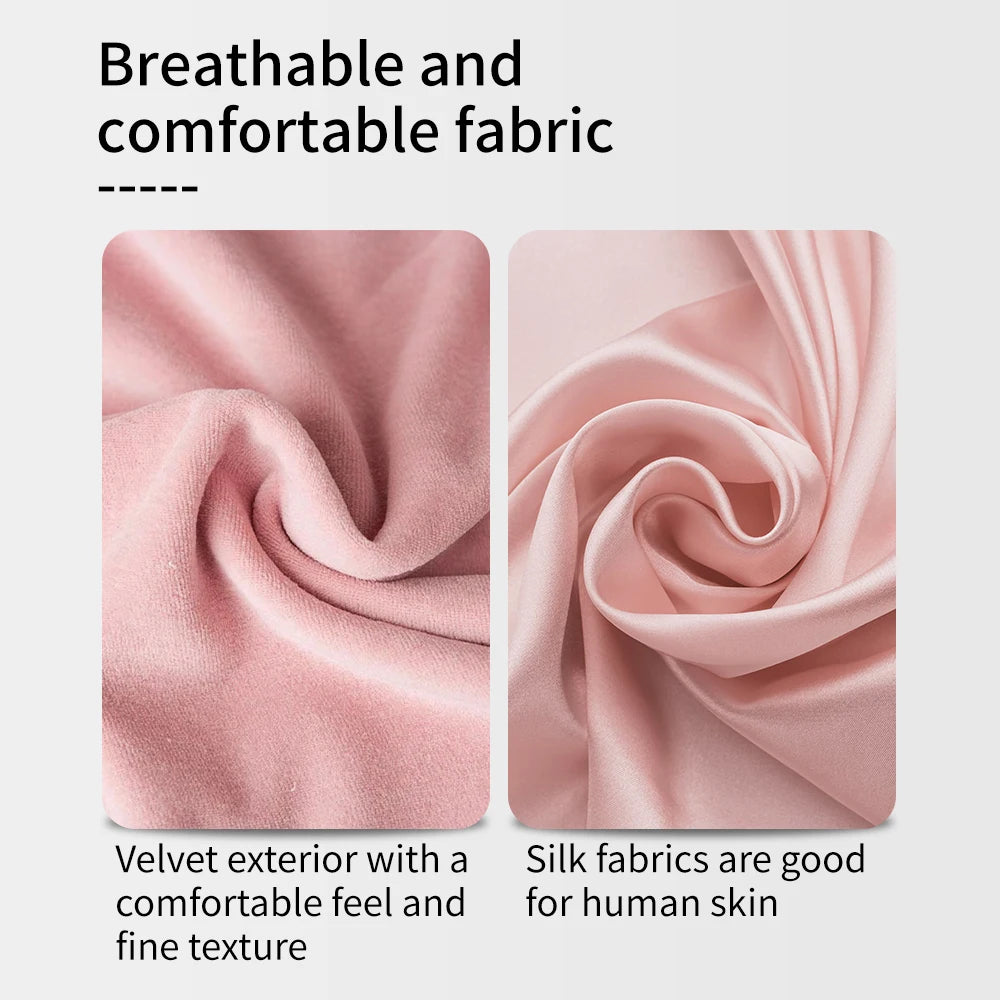 Premium Silk Sleep Mask with Wireless Headphones