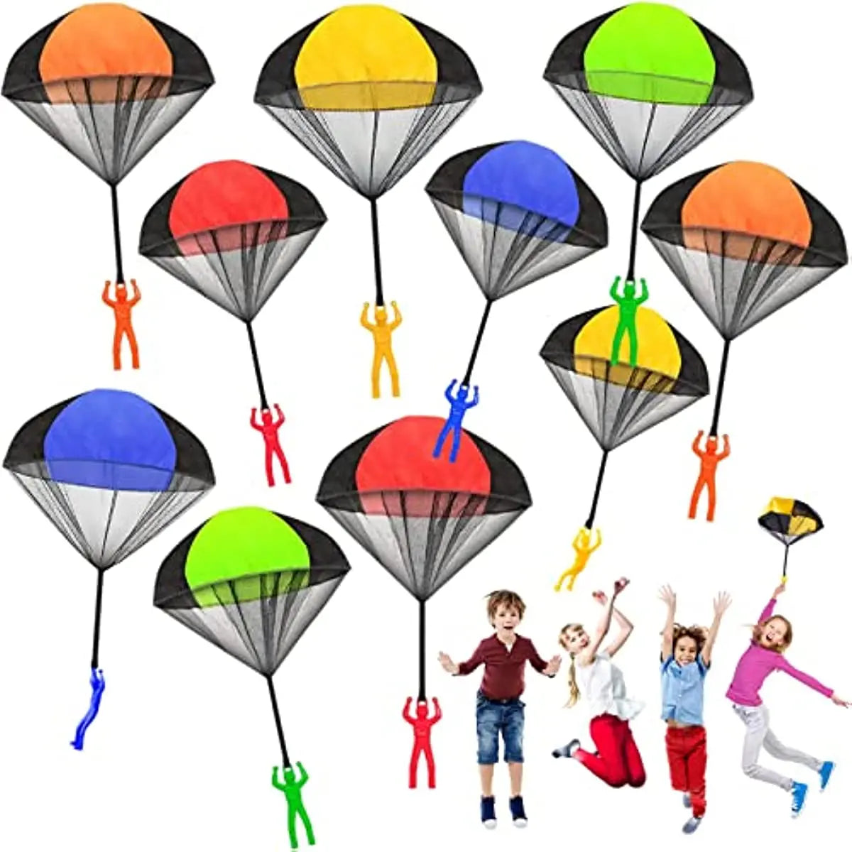 Children's Parachute Toy - Engaging Educational Game with Mini Soldier