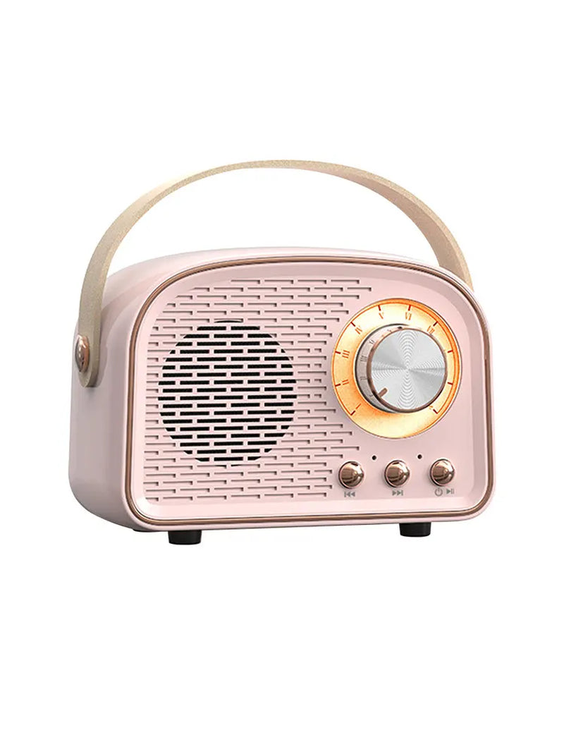 Mini Retro Bluetooth Portable Speaker with Radio 