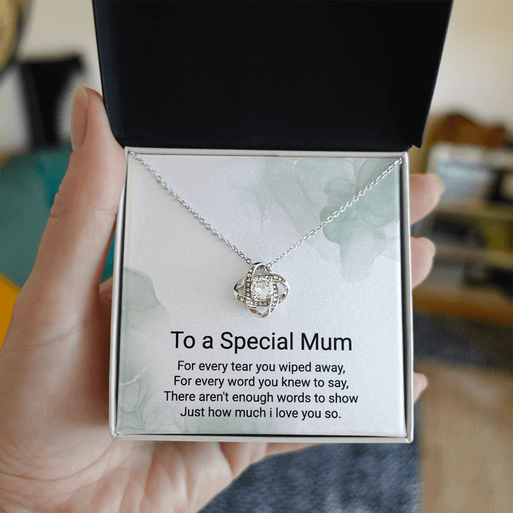 Beautiful White gold/Gold Necklace for Mother's Day