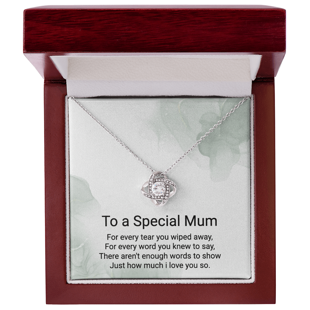 Beautiful White gold/Gold Necklace for Mother's Day