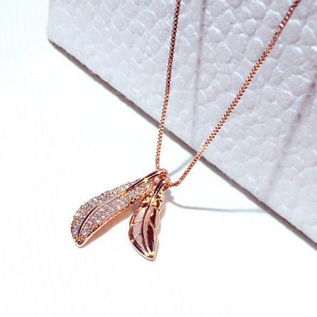 Korean Leaf Necklace