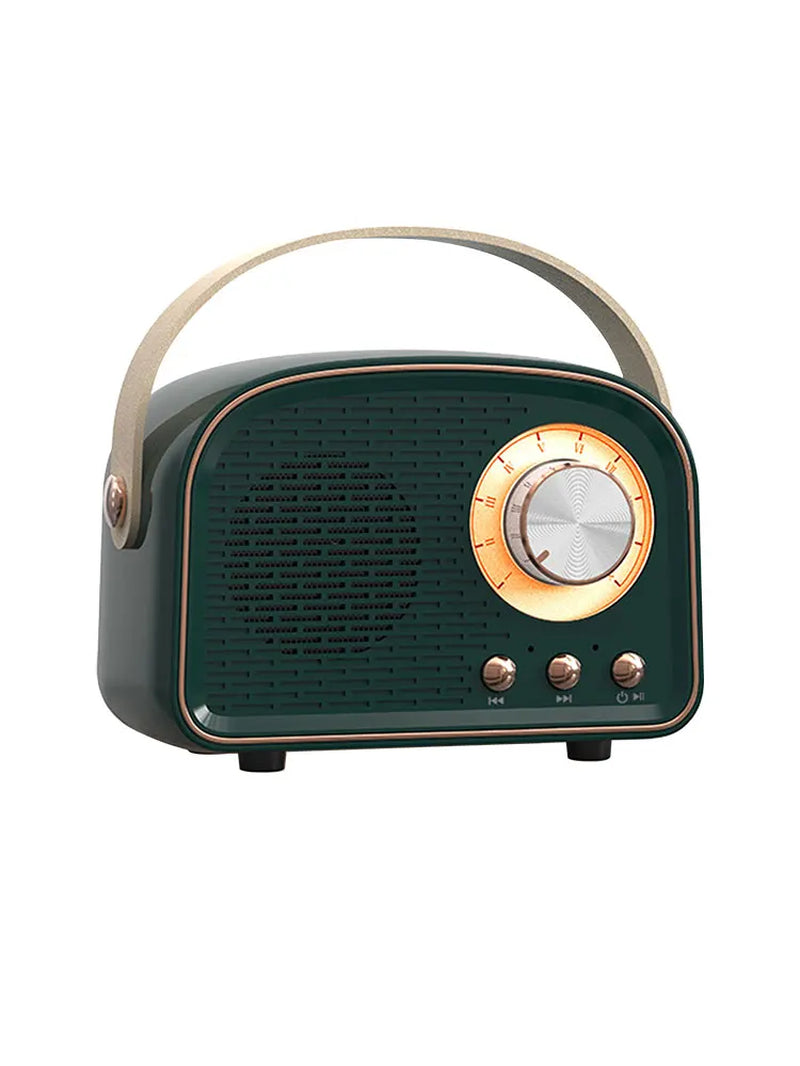 Mini Retro Bluetooth Portable Speaker with Radio 