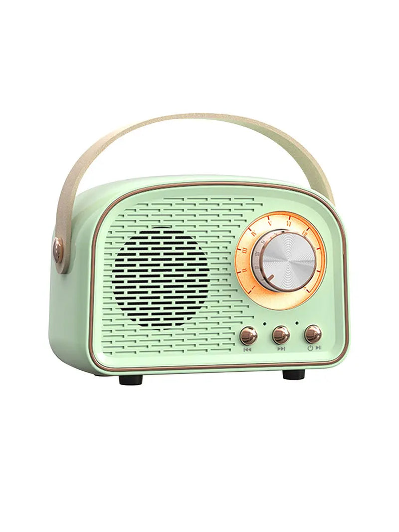 Mini Retro Bluetooth Portable Speaker with Radio 