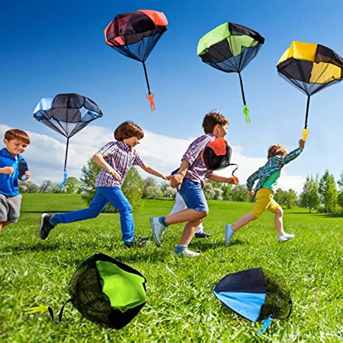 Children's Parachute Toy - Engaging Educational Game with Mini Soldier