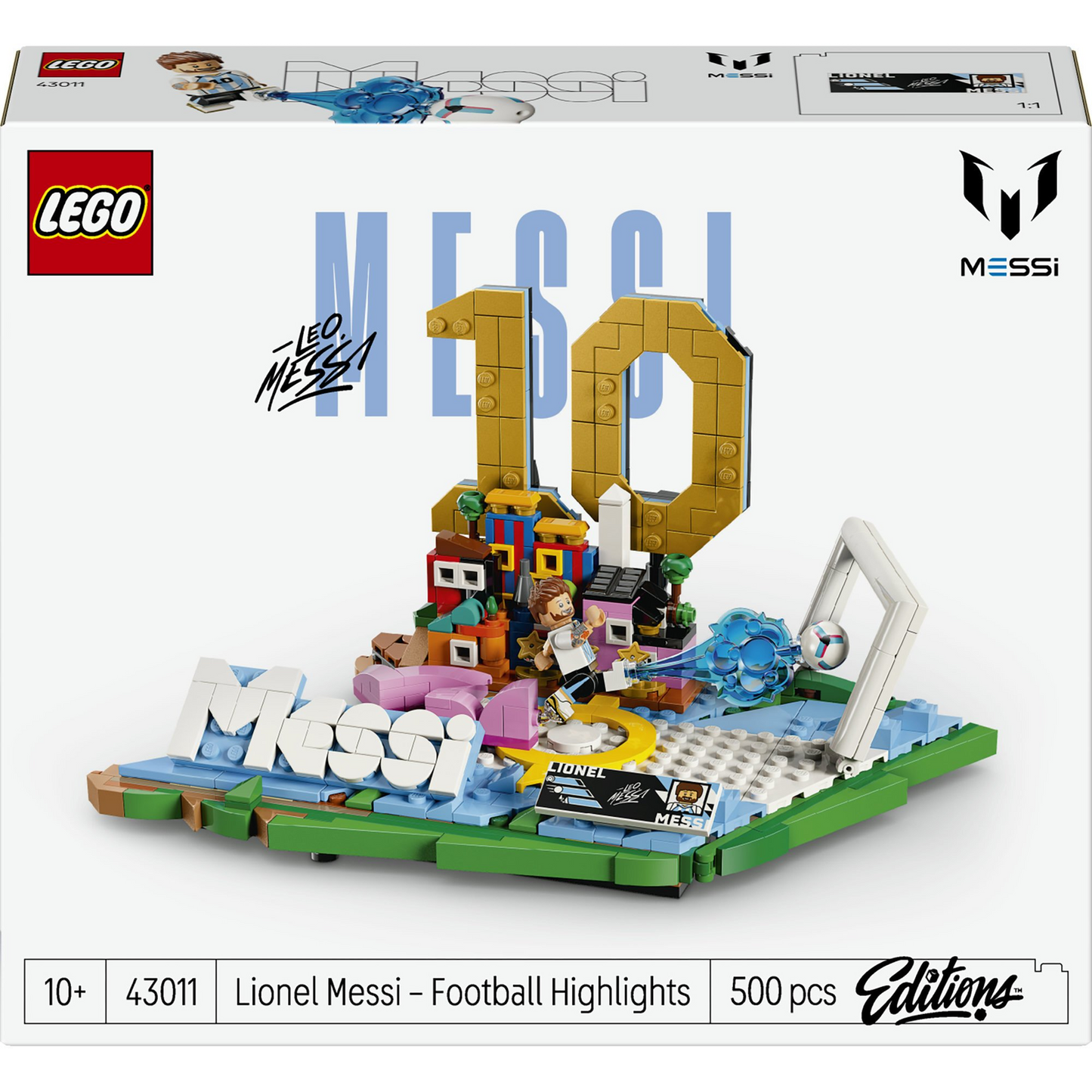 LEGO Edition Sports 43011 Lionel Messi diorama