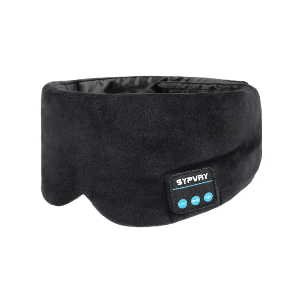 Premium Silk Sleep Mask with Wireless Headphones